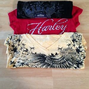 BUNDLE HARLEY DAVIDSON TEES & TANK