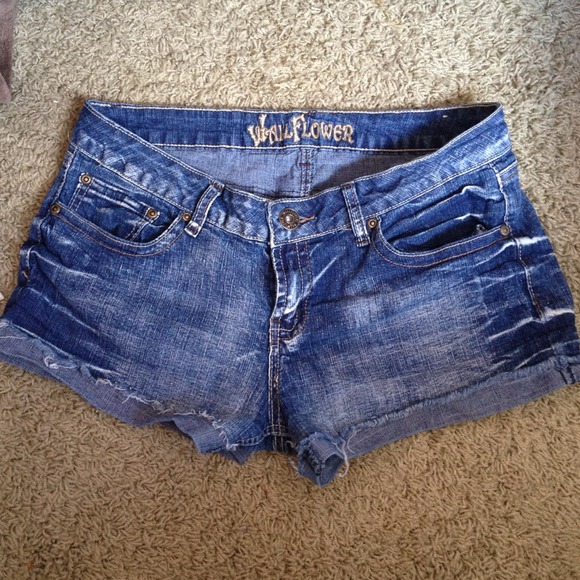 Denim shorts
