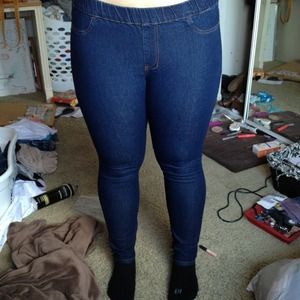 Elastic jeggings