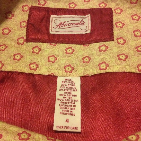 BUNDLED!! A&F Plaid Wool Mini Skirt - Picture 2 of 3