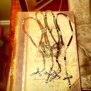 Glass Pocket Rosary