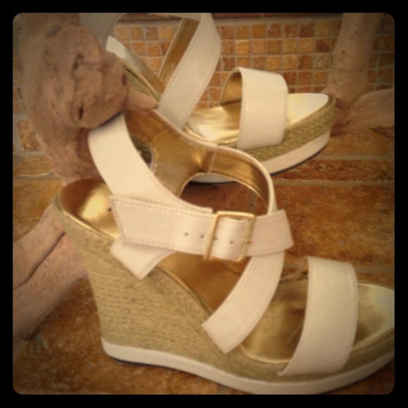 SOLD-Cross Strap Wedges
