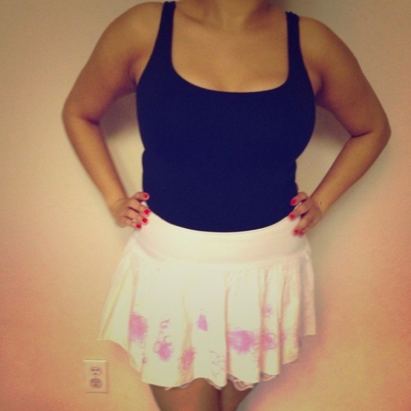 Bundle ballerina style skirt & cream cover up