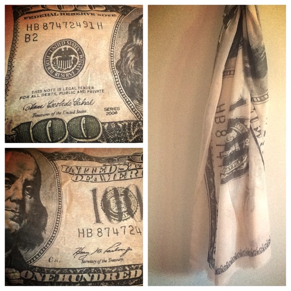 Accessories - $100 bill scarf