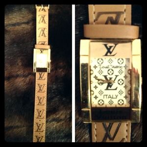 Louis Vuitton logo watch