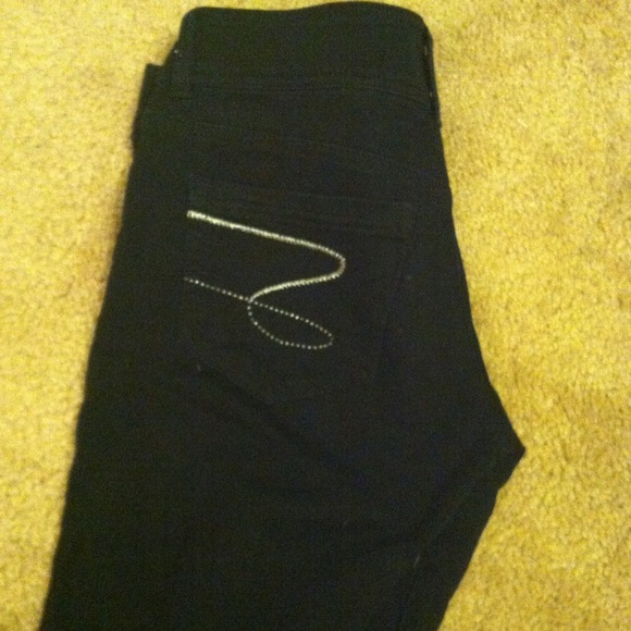 7 jeans .. jeggings black-on hold