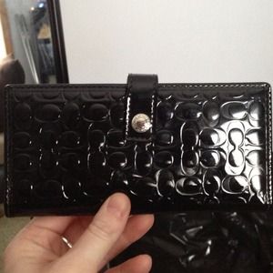 Authentic Coach checkbook/wallet