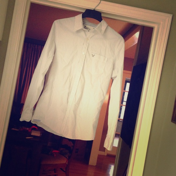 American Eagle size:Medium pinstripe button down