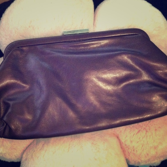 Calvin Klein purple clutch!