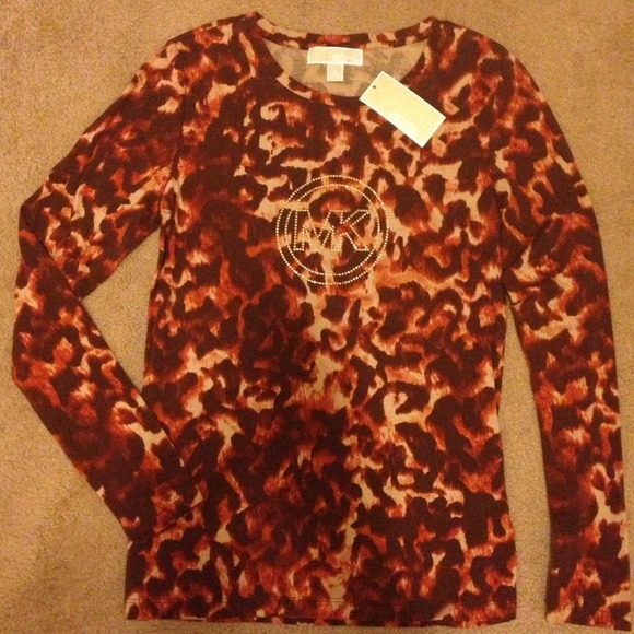 Michael Kors Tops - 🌹HOLD 4 CONTRAIL🌹MICHAEL KORS Animal Print Tee