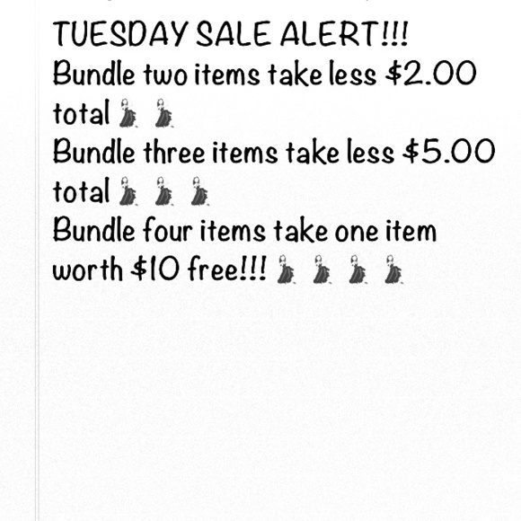 😋Tuesday Sale Alert!