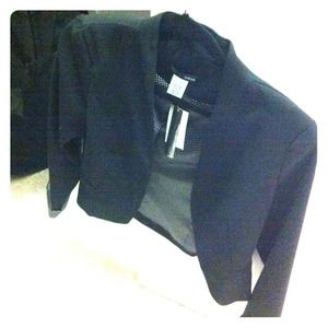 Black AQUA Blazer