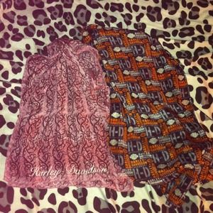 *BUNDLED* Harley Davidson Scarfs and dickies dress
