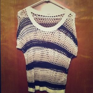 Cute striped knit sweater!