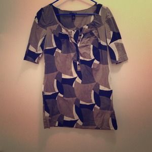 Black, white and grey H&M Tunic