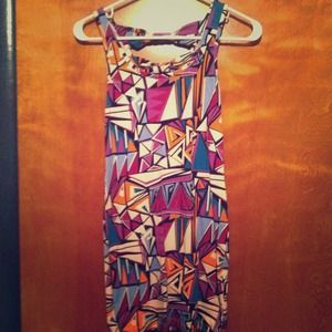 Colorful aztec print tunic dress!