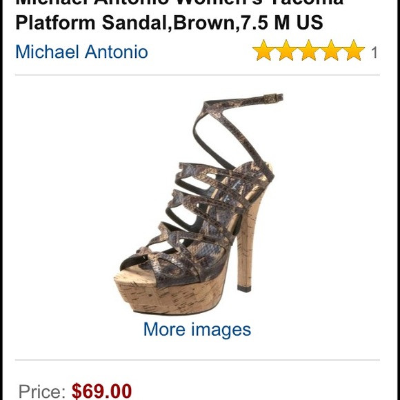 ⬇️2/12 Michael Antonio Tacoma heels - Picture 2 of 4