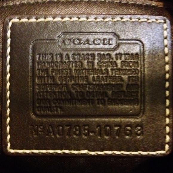 Authentic Coach Purse - Picture 2 of 2