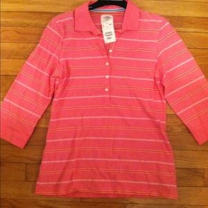 ***SOLD IN BUNDLE*NWT Pink Striped polo Shirt H&M