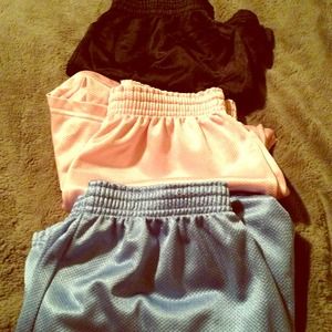 Mesh gym shorts 3 pairs for $10