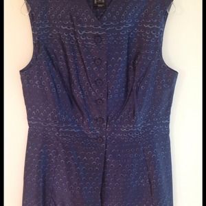 Beautiful Blue silk versatile vest / top