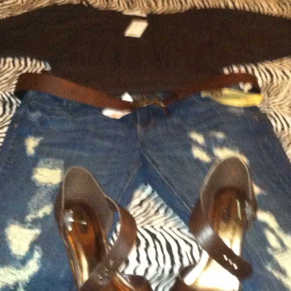 Charlotte Russe Brown Shirt