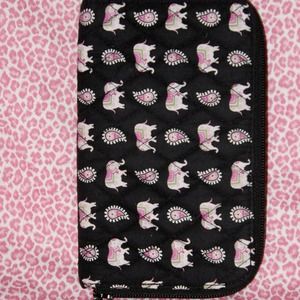 Vera Bradley zip around wallet.
