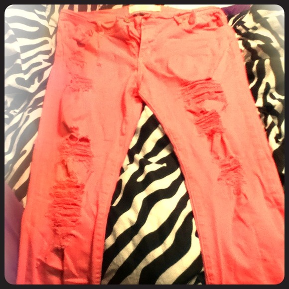 Pink Skinny Jeans