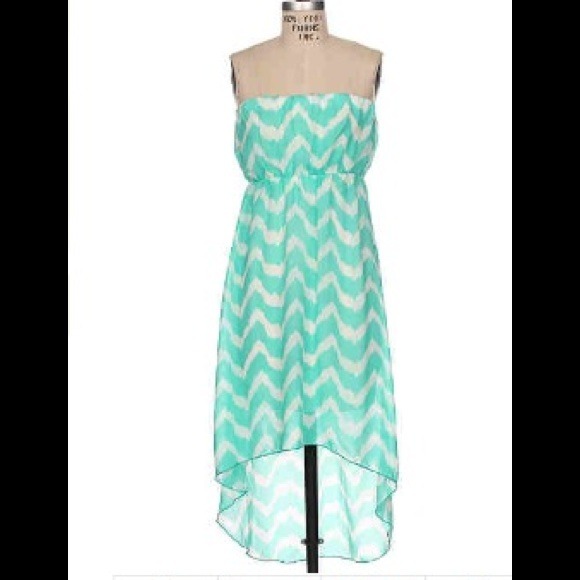 Dresses & Skirts - 🚫SOLD OUT🚫NWT Mint Chevon High/Low Dress