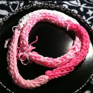 Handmade finger crochet scarves, wear any season