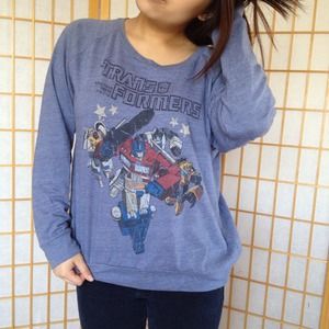Distressed Transformers Sweater