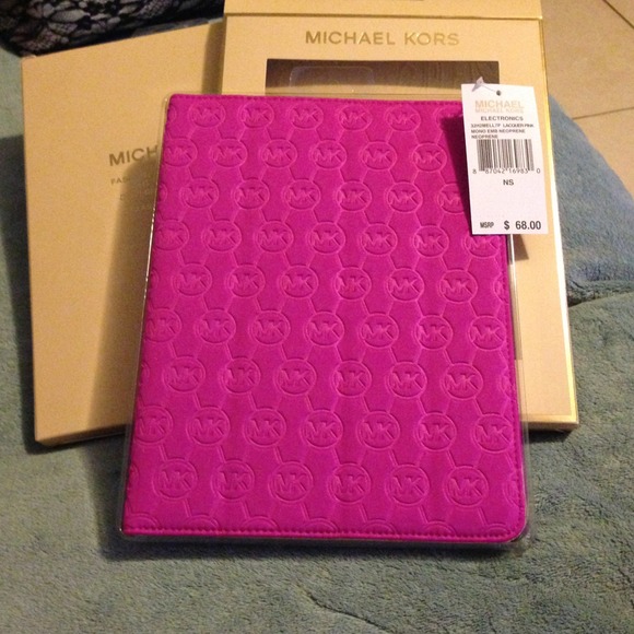 🎈💞👀 SALE!  Michael Kors Lac Pink Neoprene  iPad