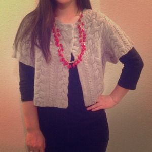 BCBG Max Azri Gray Wool Knit Sweater
