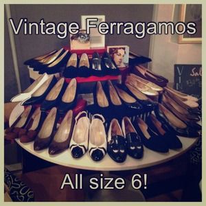 40+ pairs Vintage Ferragamos. More posted soon 🎄