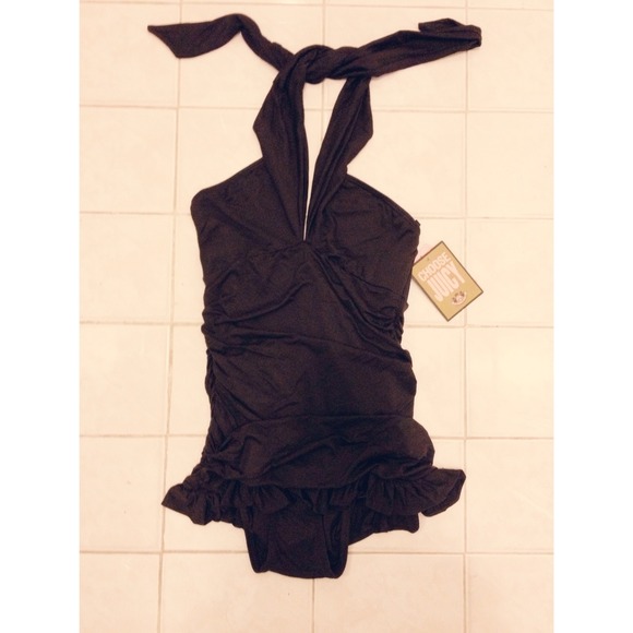 🌸 JC Brown One Piece Bathingsuit - Picture 1 of 4