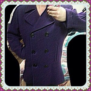 💠Deep Purple Pea Coat ~ REDUCED!!