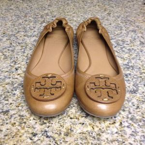 *Reserved* Tory Burch Tumbled Leather Reva Flat