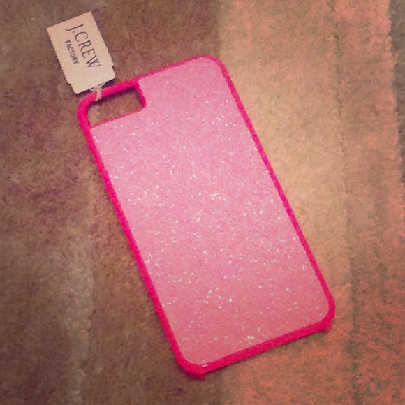J.CREW HOT PINK Iphone 5 Case NEW Cell phone cover