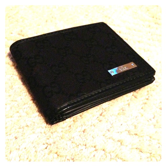 GG BLACK WALLET inspired by Gucci monogram clutch