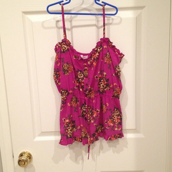 🚫SOLD🚫Candies floral tanktop!