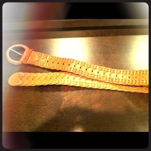 Camel colored belt