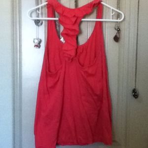 forever21 coral tank top