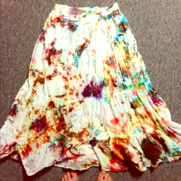 ✌REDUCED! Tye Dye Hippie Skirt:)