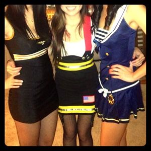 Adult women's small firefighter costume