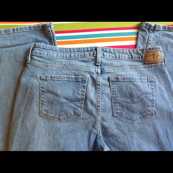 Levi's Signature Low Rise Boot Cut Jeans 14 Long