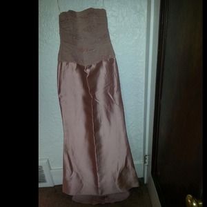 Salmon color dress! Never been worn!!
