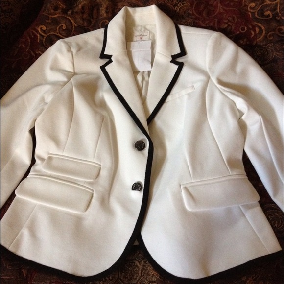 GAP: white Ponte Academy Blazer
