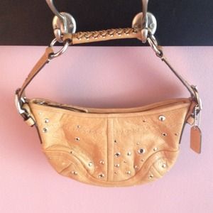 Authentic Beige Coach Bag