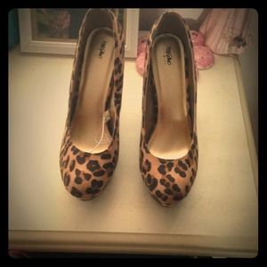 cheetah heels