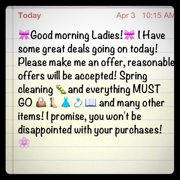 Great deals, please make me an offer 😃